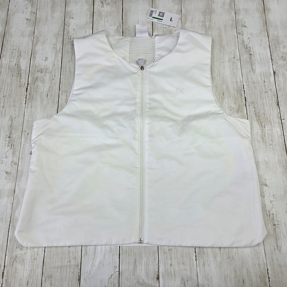 Sz Large PUMA x SKEPTA Padded Vest White 633721 02 - New